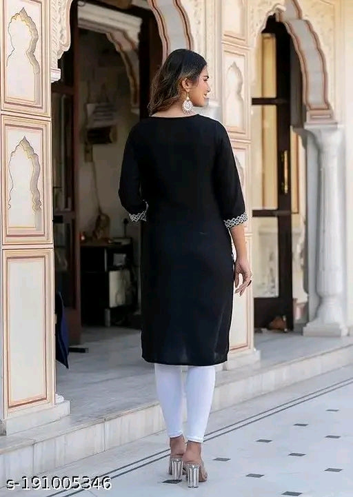 Trnding stylish black kurti