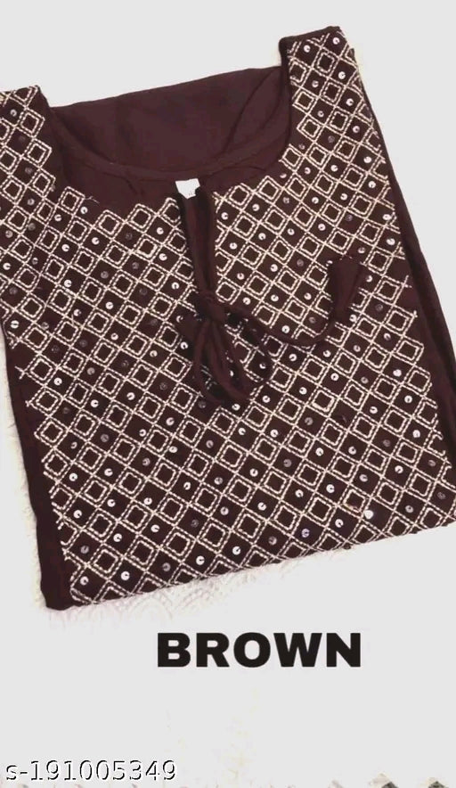 Trnding stylish black kurti